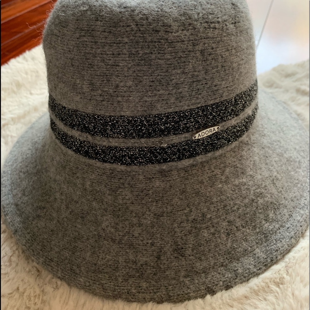 Beautiful grey felt hat